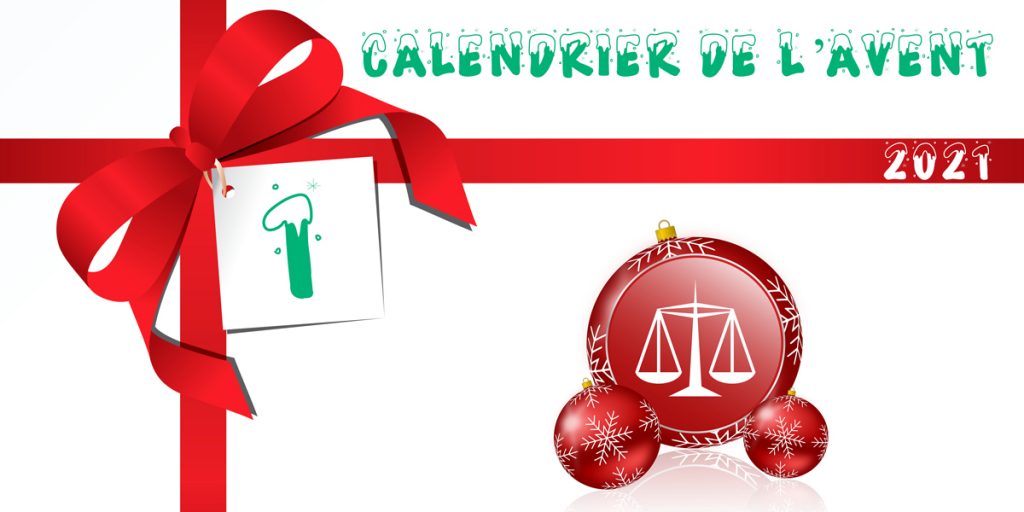 Calendrier de l’avent 2021 – Jour 1
