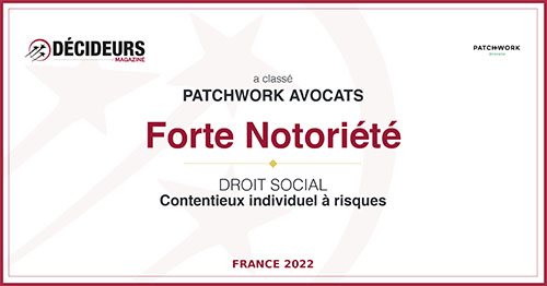 Classement Decideurs 2022 - droit social