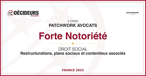 Decideurs 2022 - plans sociaux