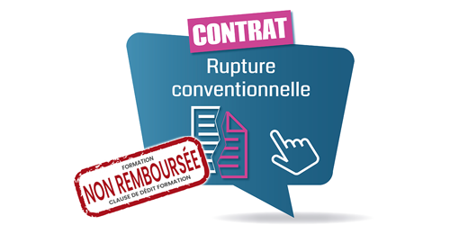 Pas de remboursement du coût d’une formation après une rupture conventionnelle